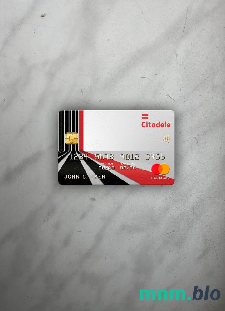 Lithuania (Litva) Citadele bank wygląd zdjęcia mastercard skan PSD + zdjęcie